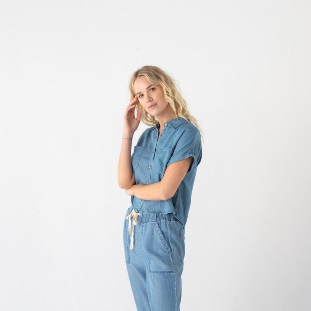 Denim top